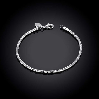 3mm snake bone Bracelet