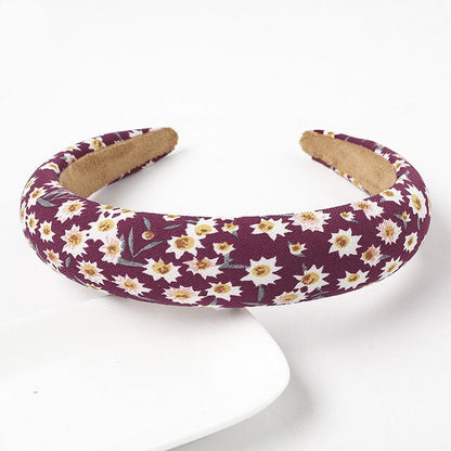 Thickened Sponge Floral Headband Daisy Fabric Headband