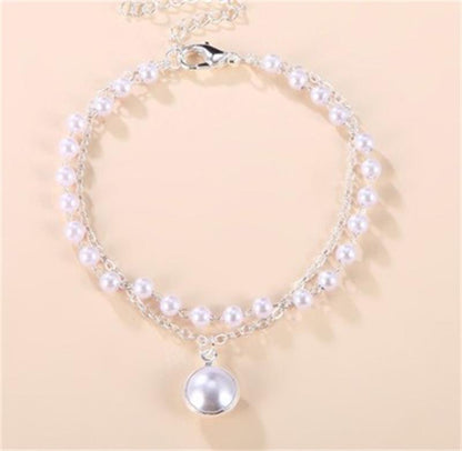 Simple Double-Layer Pearl Bracelet