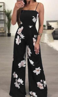 Sleeveless jumpsuit for summer