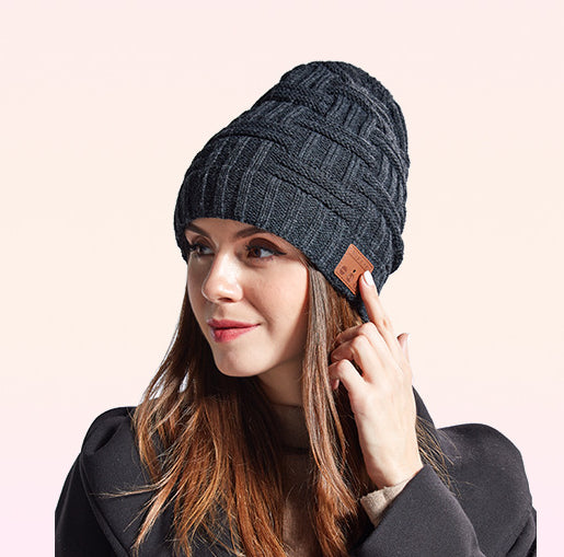 Bluetooth connection music winter warm knit