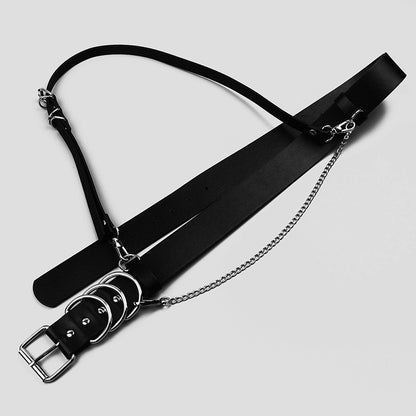 Military wind chain summer dress belt waist belt decoration chain single shoulder strap waist seal female straps