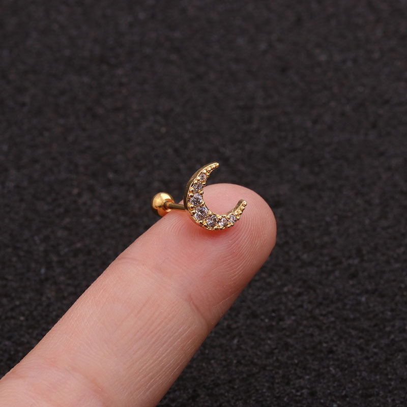 Golden Stud Earrings