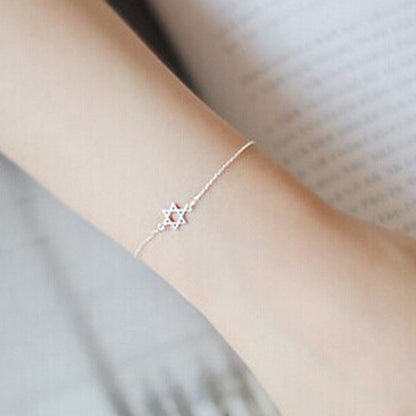 Six-pointed star bracelet