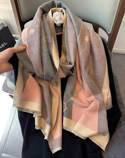 Cashmere Double-sided Thickened Scarf