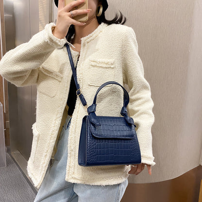 Small square bag retro armpit bag bag