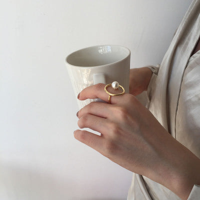 Ring pearl ring