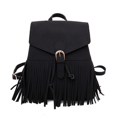 Frosted Tassel Backpack