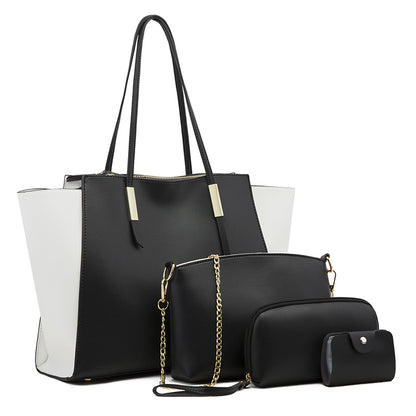 solid color four-piece bag