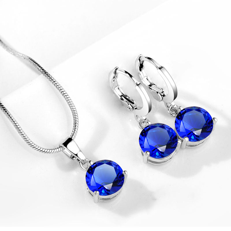 Water Drop Necklace Earring Set