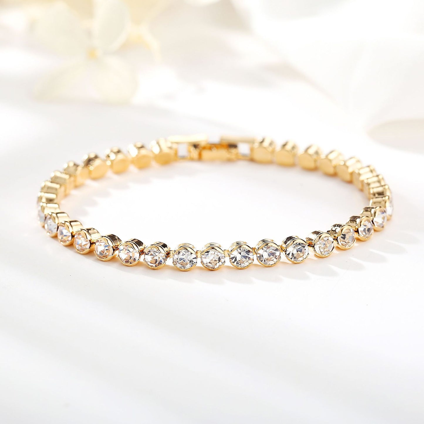 Diamond Single Row Bracelet