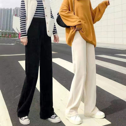 Autumn And Winter Thick Padded Corduroy Pants