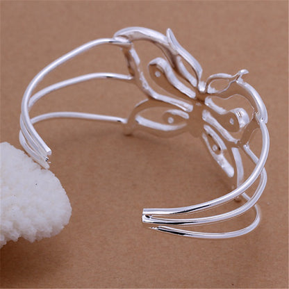 Exquisite Zirconium Crystal Butterfly Bracelet