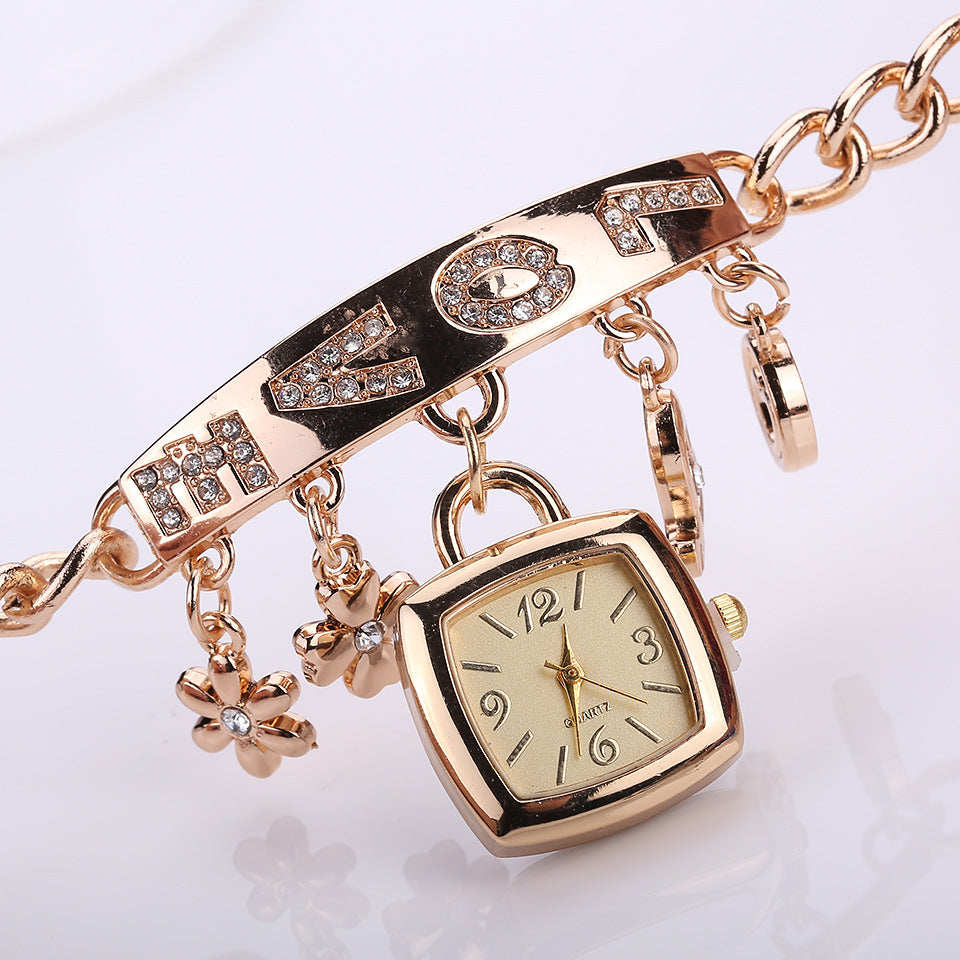 Alloy Bracelet Watch