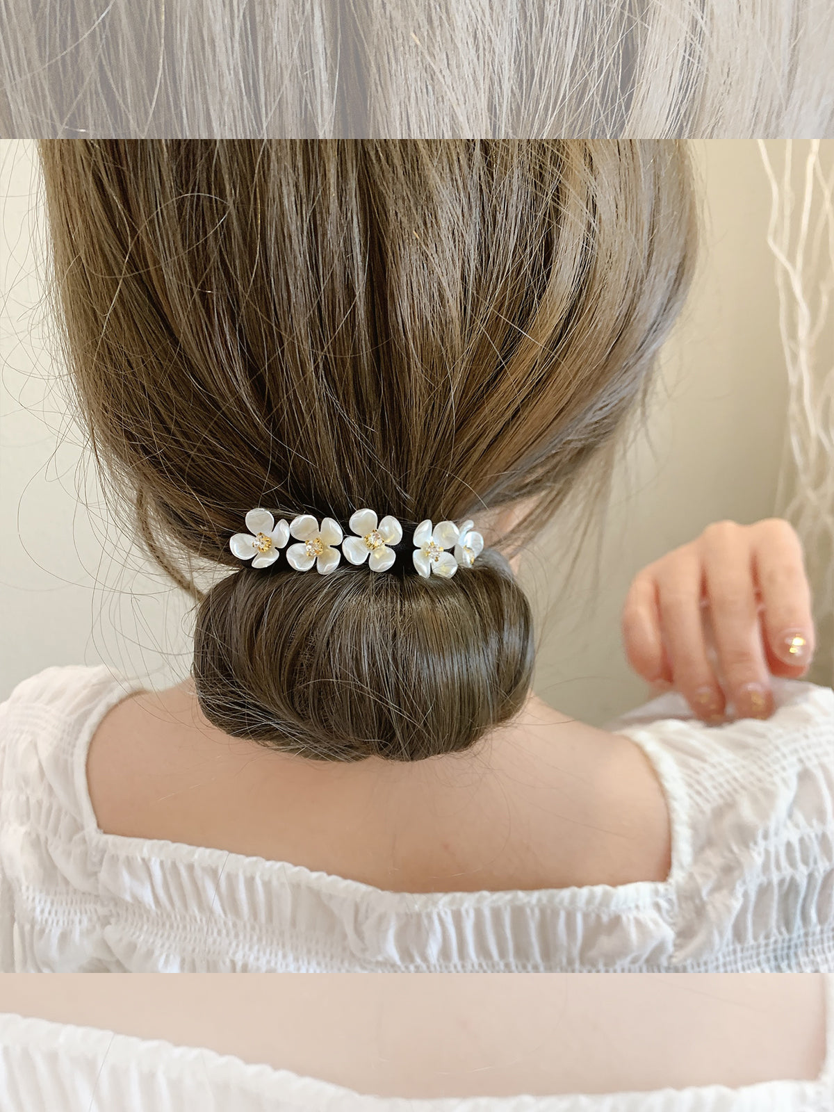 Hair Pearl Diamond Braided Hair Style Hairpin