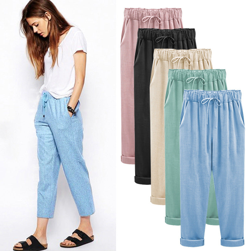 Casual Cropped Pant