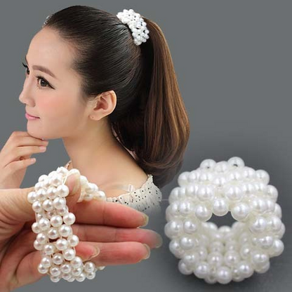 Fashion handmade beaded hair rope