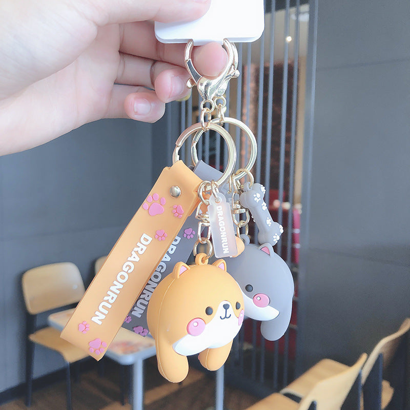 Corgi Dog Doll Keychain