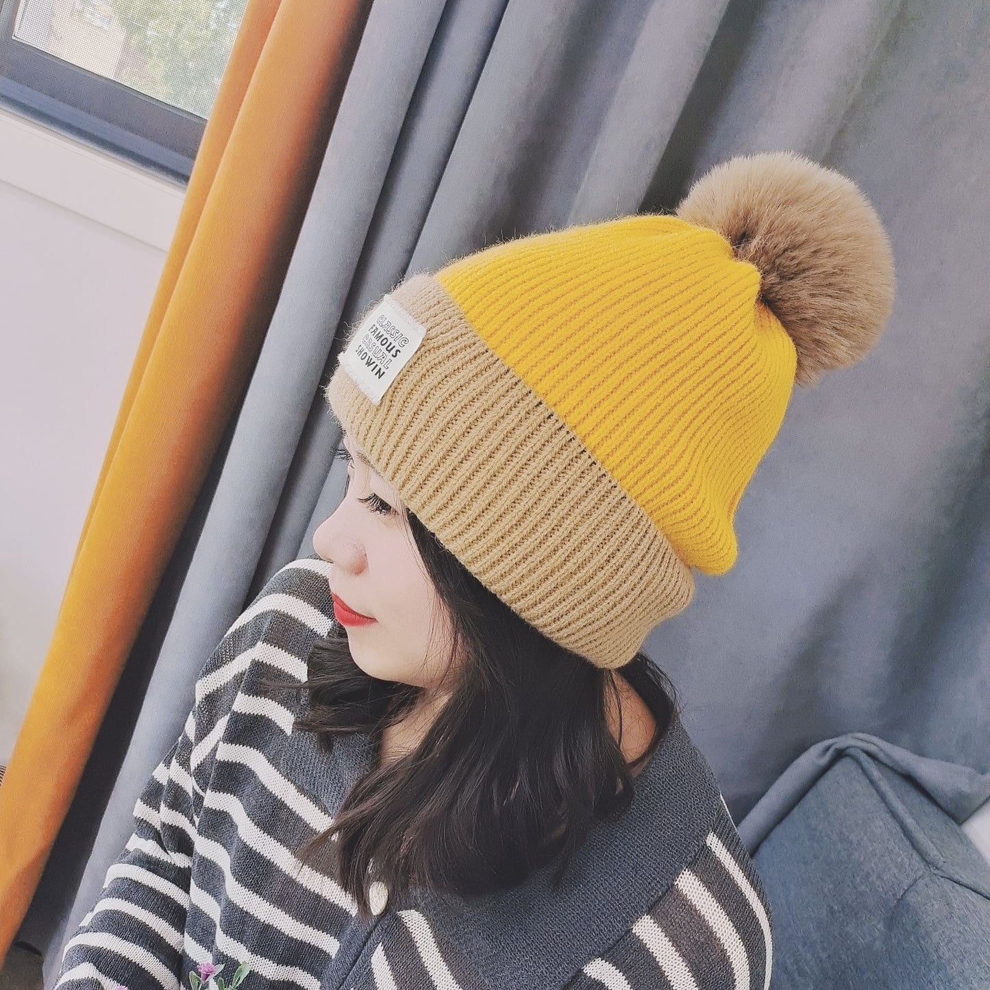 Autumn And Winter Twist Woolen Hat