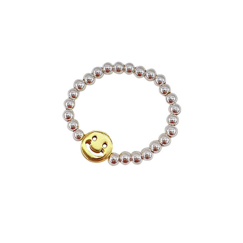 Elastic Freshwater Pearl Pearl Beaded Ring