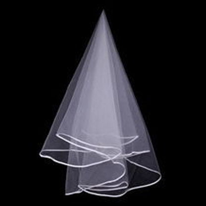 Bride wedding veil single 1.5 Satin American net wrapping wedding headdress