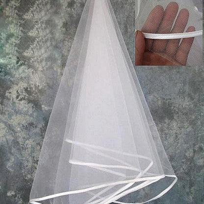 Bride wedding veil single 1.5 Satin American net wrapping wedding headdress