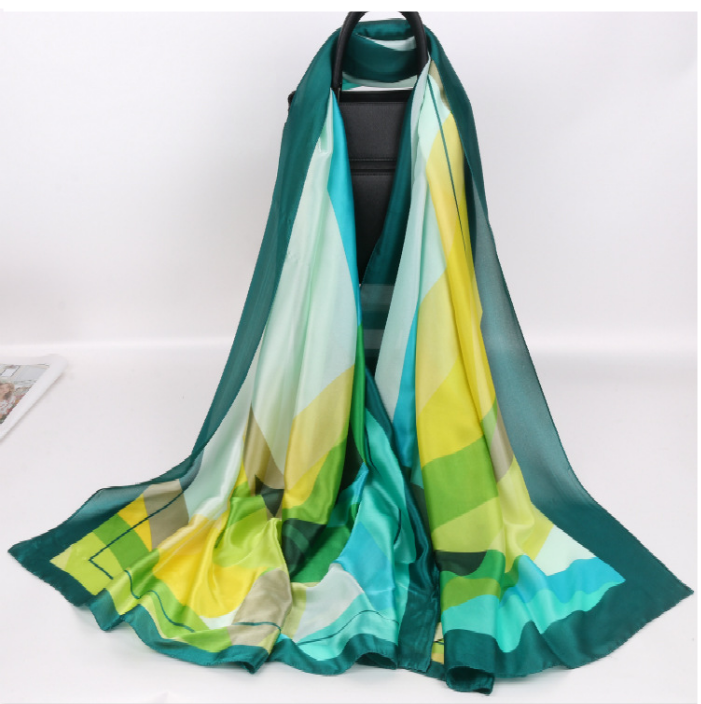 Fashion Sunscreen Simulation Silk Scarf