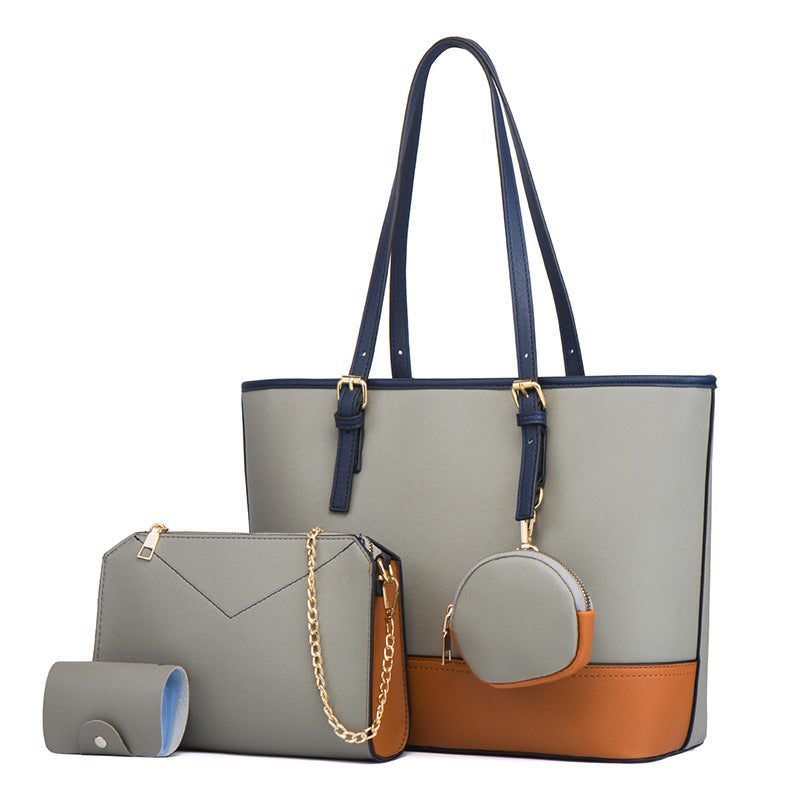 One-shoulder Handbag Set Of 4 Pieces