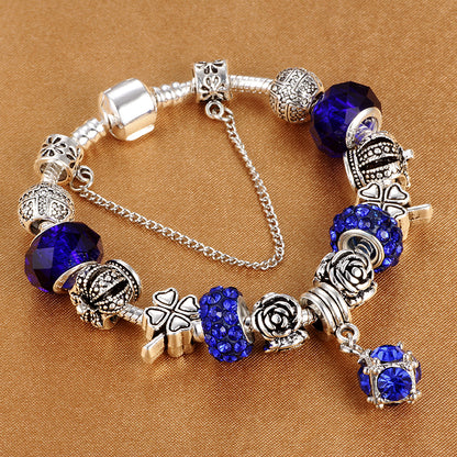 multi bracelet, DIY crystal beads Beaded Bracelet