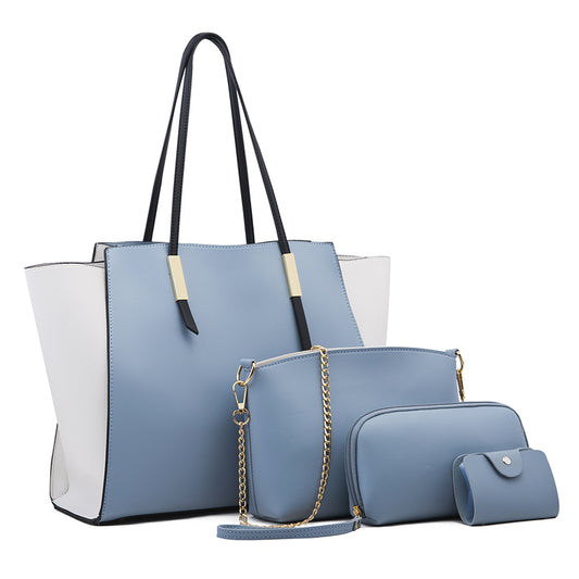 solid color four-piece bag