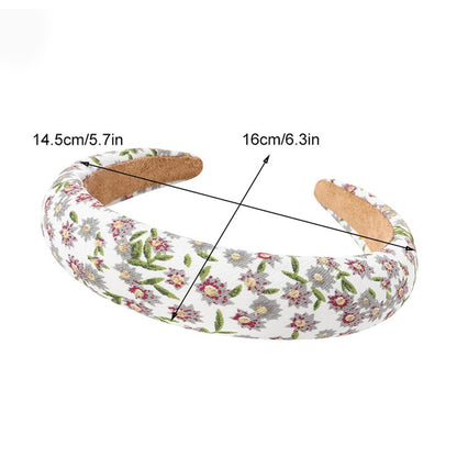 Thickened Sponge Floral Headband Daisy Fabric Headband