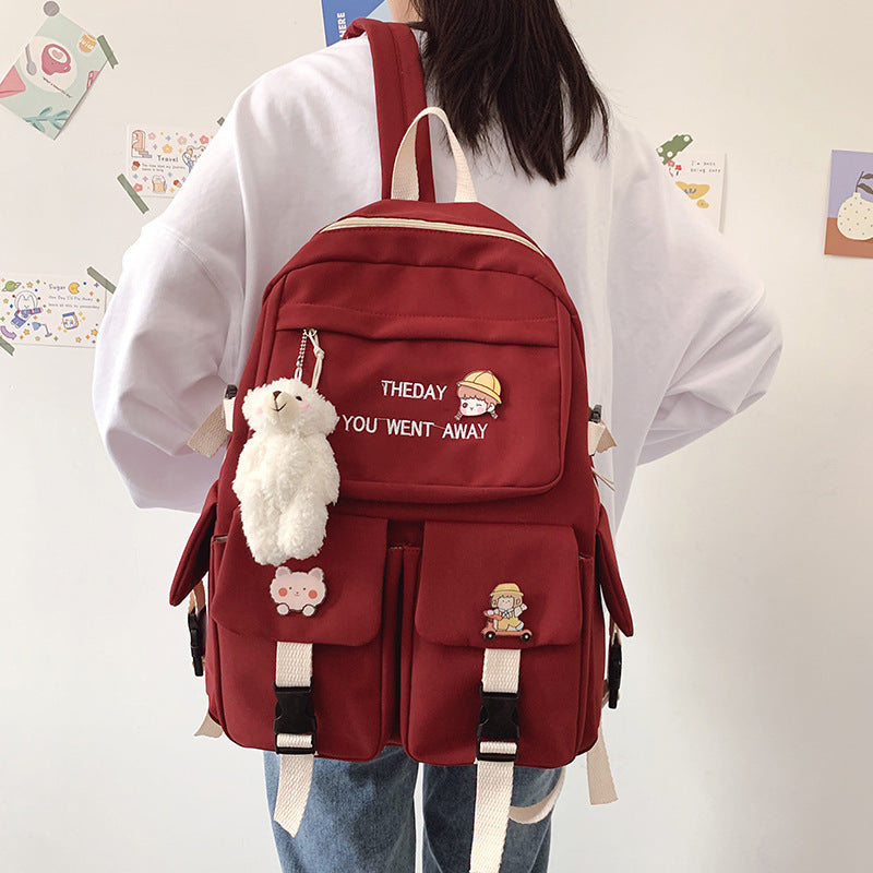 High School And College Students Simple Large-capacity Backpack