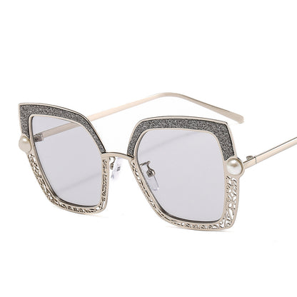 Metal Personality Rimless Sunglasses