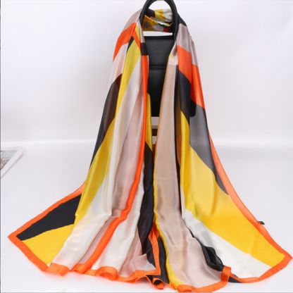 Fashion Sunscreen Simulation Silk Scarf