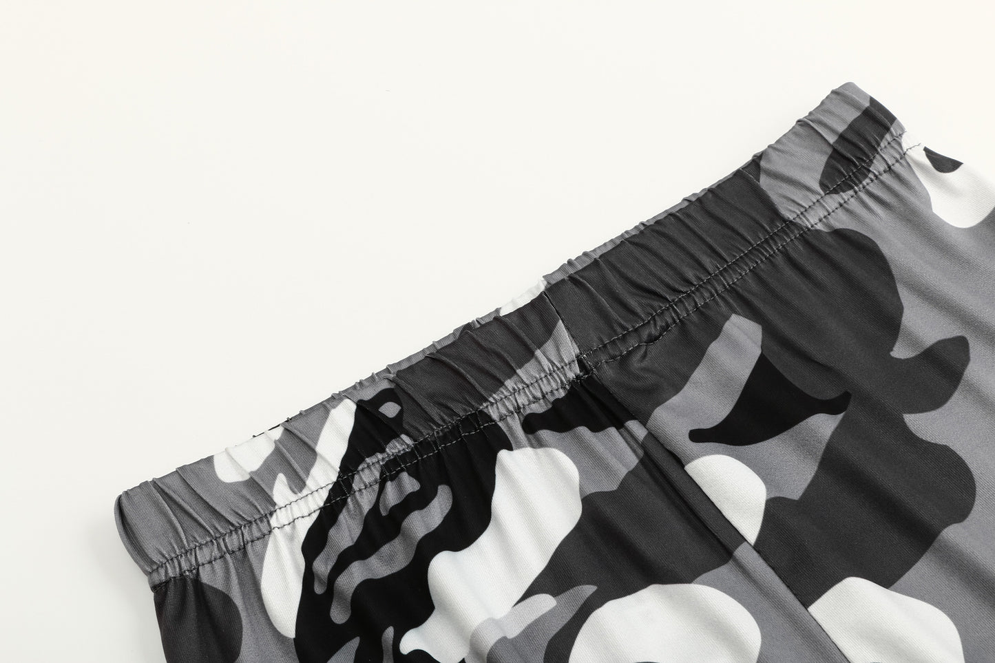 Camouflage Printed Grey Legging Pants