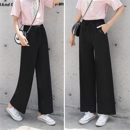 Slacks Knit Thin Pants