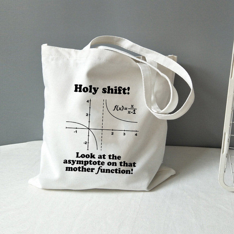 Tote Bag Canvas All You Need Is Love Math Graphic