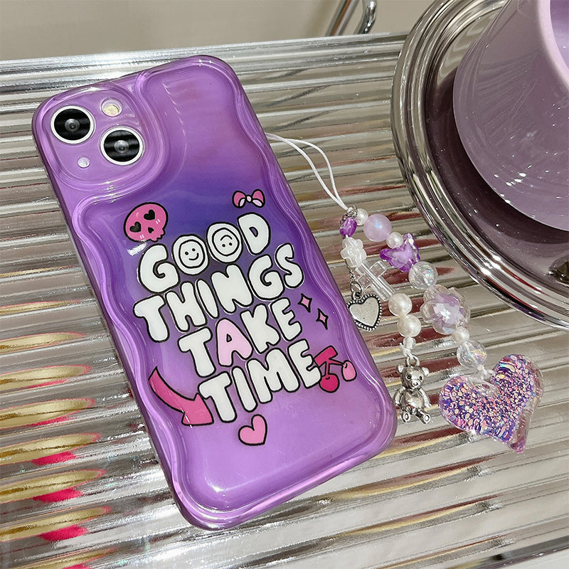 Graffiti Love Chain Mobile Phone Case