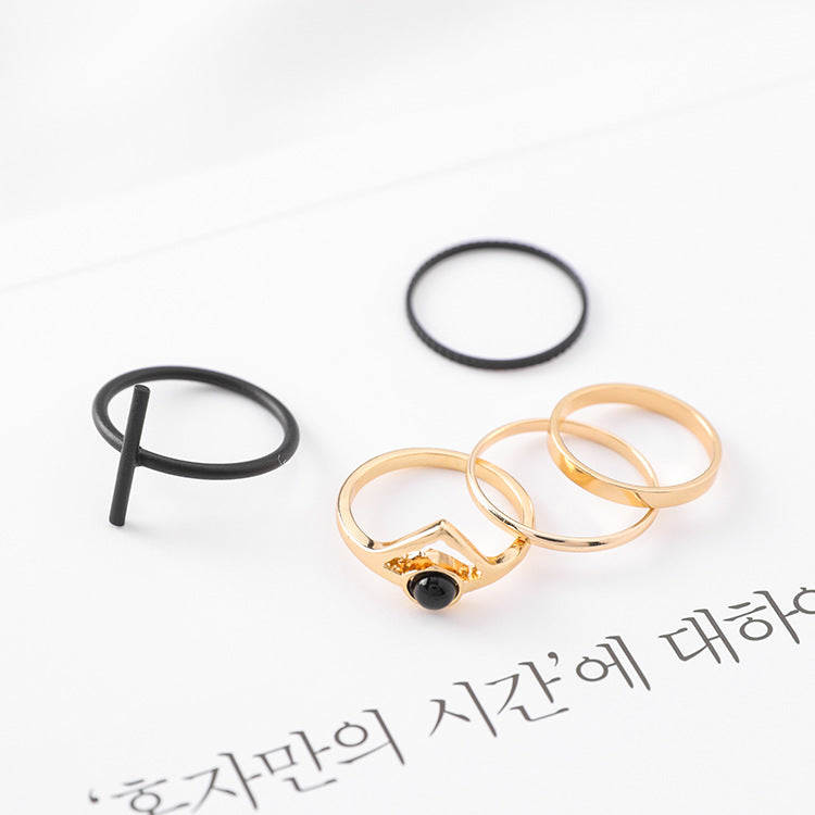 Cross ring set tail ring