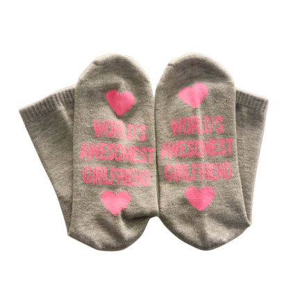 Unisex Men Women Cotton Socks