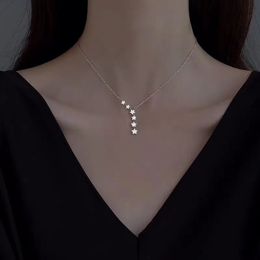 Cross Bead Clavicle Chain