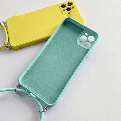 Liquid Silicone Lanyard Phone Case