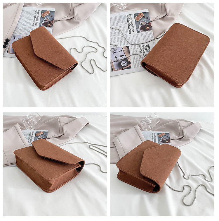 Fashion Leather Shoulder Small Square Bag