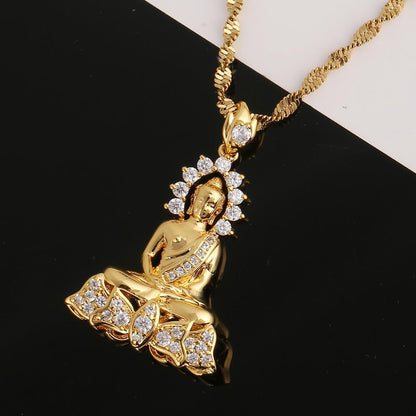 Buddha Pendant unisex necklace