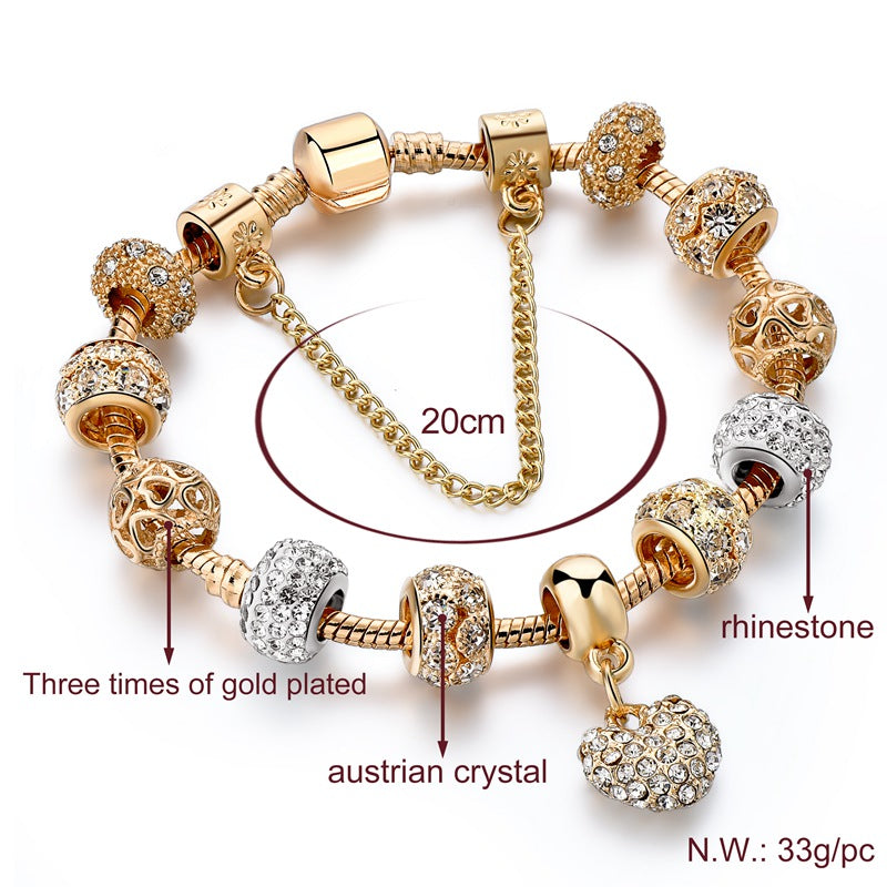 Diamond love bracelet