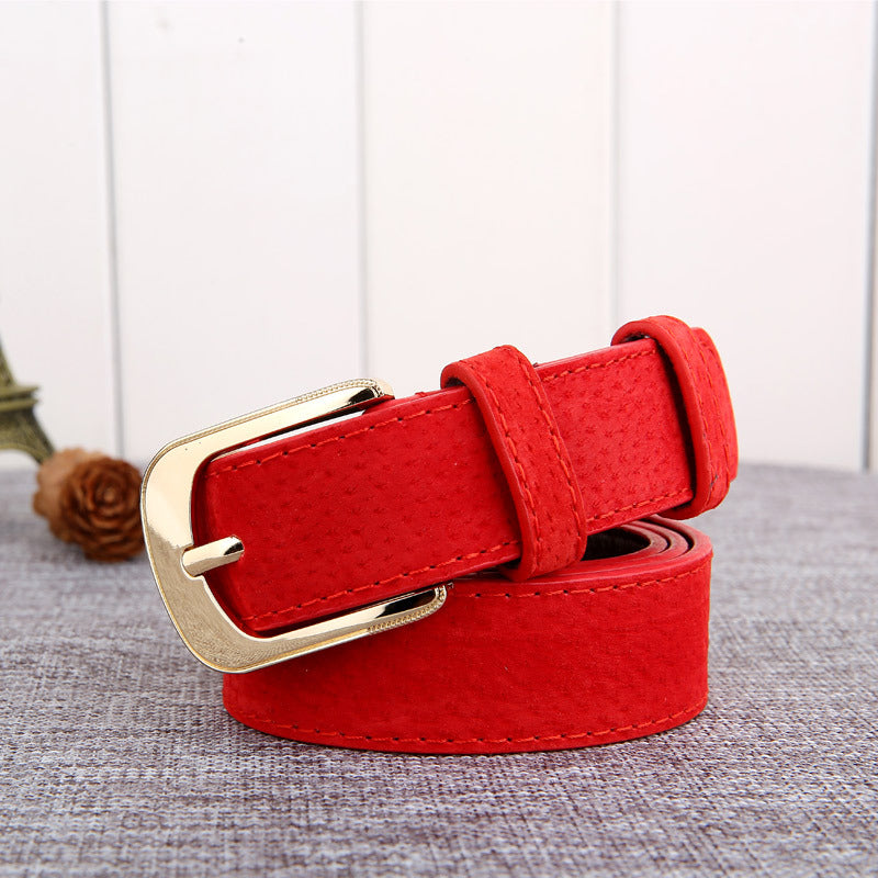 Fashion Women's Casual Pigskin Belt