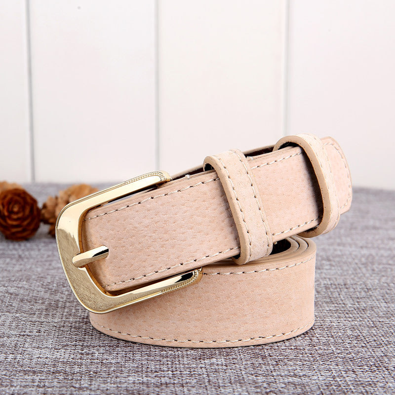 Fashion Women's Casual Pigskin Belt