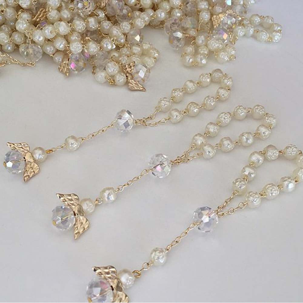 Angel Rosary Christening Baptism Bracelets