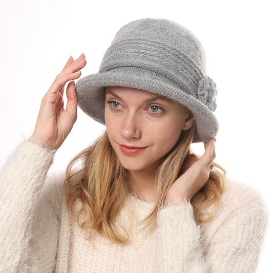 Fashion Knitted Thicken Warm Mother Hat