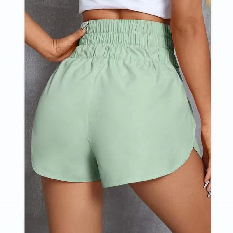 Casual Elastic Loose High Waist Sports Shorts